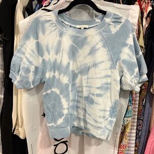 Z Supply Blue Tie-Dye Sweatshirt